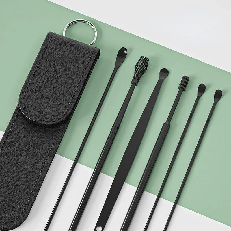 Ear Wax Cleaner Earwax Removal Tool Pick Digging Artifact Earpick Cleaning Ears Remover For Clean Your Kit Gadgets New