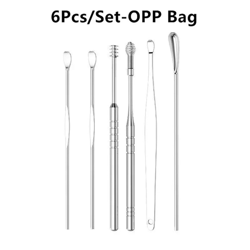 Ear Wax Cleaner Earwax Removal Tool Pick Digging Artifact Earpick Cleaning Ears Remover For Clean Your Kit Gadgets New
