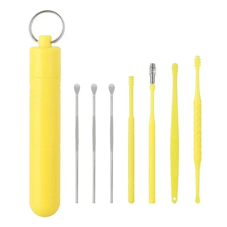 Ear Wax Cleaner Earwax Removal Tool Pick Digging Artifact Earpick Cleaning Ears Remover For Clean Your Kit Gadgets New