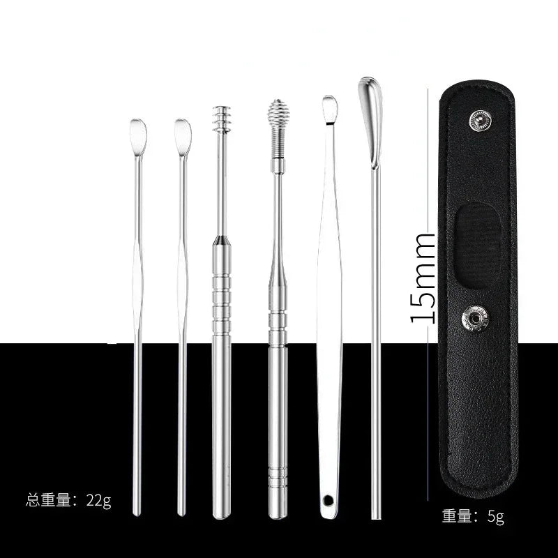 Ear Wax Cleaner Earwax Removal Tool Pick Digging Artifact Earpick Cleaning Ears Remover For Clean Your Kit Gadgets New