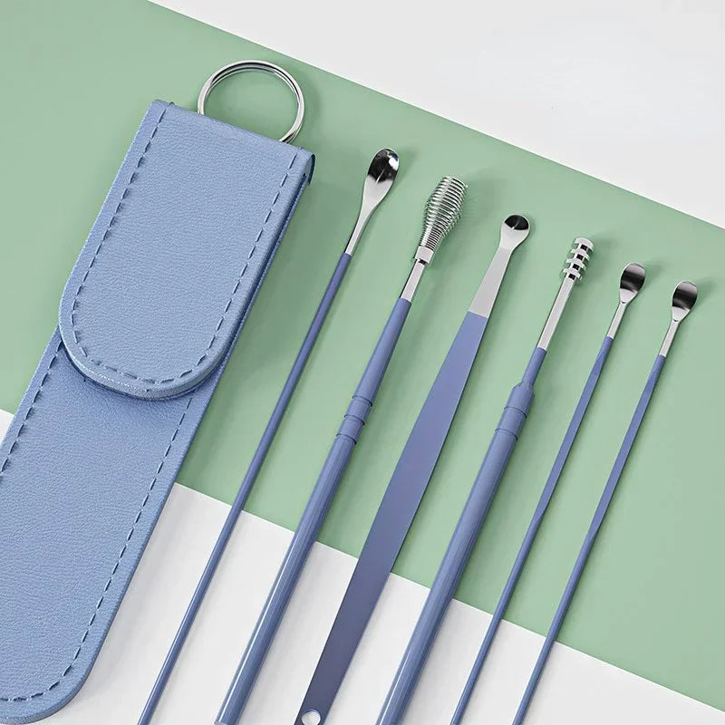 Ear Wax Cleaner Earwax Removal Tool Pick Digging Artifact Earpick Cleaning Ears Remover For Clean Your Kit Gadgets New