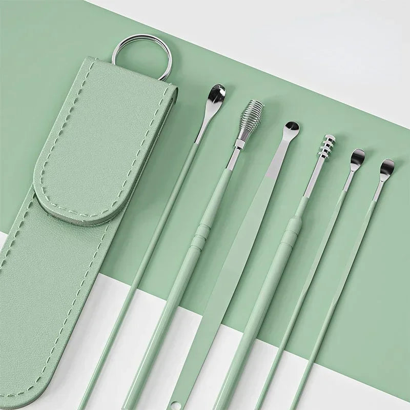 Ear Wax Cleaner Earwax Removal Tool Pick Digging Artifact Earpick Cleaning Ears Remover For Clean Your Kit Gadgets New