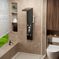 Easy Temperature Control Anti-limescale Bath Screen Shower Head Set, Gentle And Rain-like Spray Handheld Shower