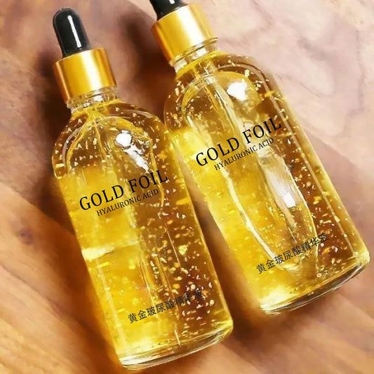 100ml 24K Gold Hyaluronic Acid Face Serum – Anti-Aging, Lifting & Brightening