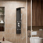 Easy Temperature Control Anti-limescale Bath Screen Shower Head Set, Gentle And Rain-like Spray Handheld Shower