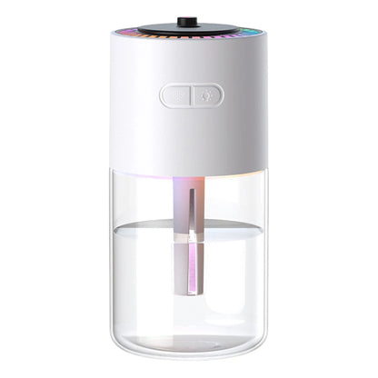 Car Air Humidifier with RGB LED Light 280ML Essential Oil Diffuser Rechargeable Mini Aromatherapy Machine for Bedroom and Travel