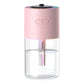 Car Air Humidifier with RGB LED Light 280ML Essential Oil Diffuser Rechargeable Mini Aromatherapy Machine for Bedroom and Travel